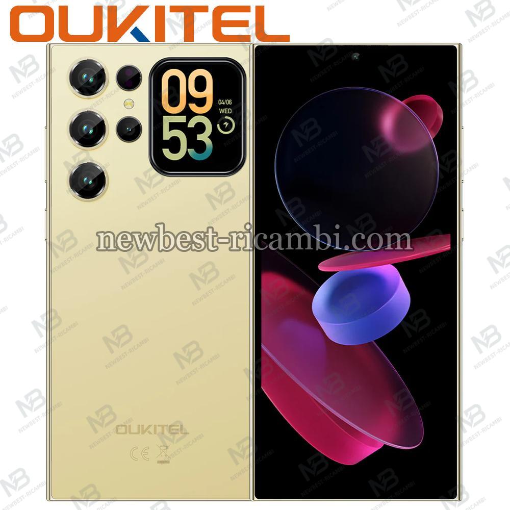 Oukitel C62 6.88-inch 5150mAh Battery 9.5mm Ultra-thin Body SmartPhone 4+12/128GB Gold In Blister