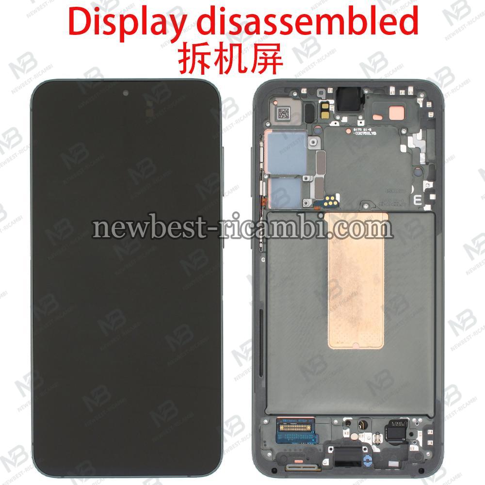 Samsung Galaxy S23 Plus S916 Touch + Lcd + Frame Green Disassembled Grade A
