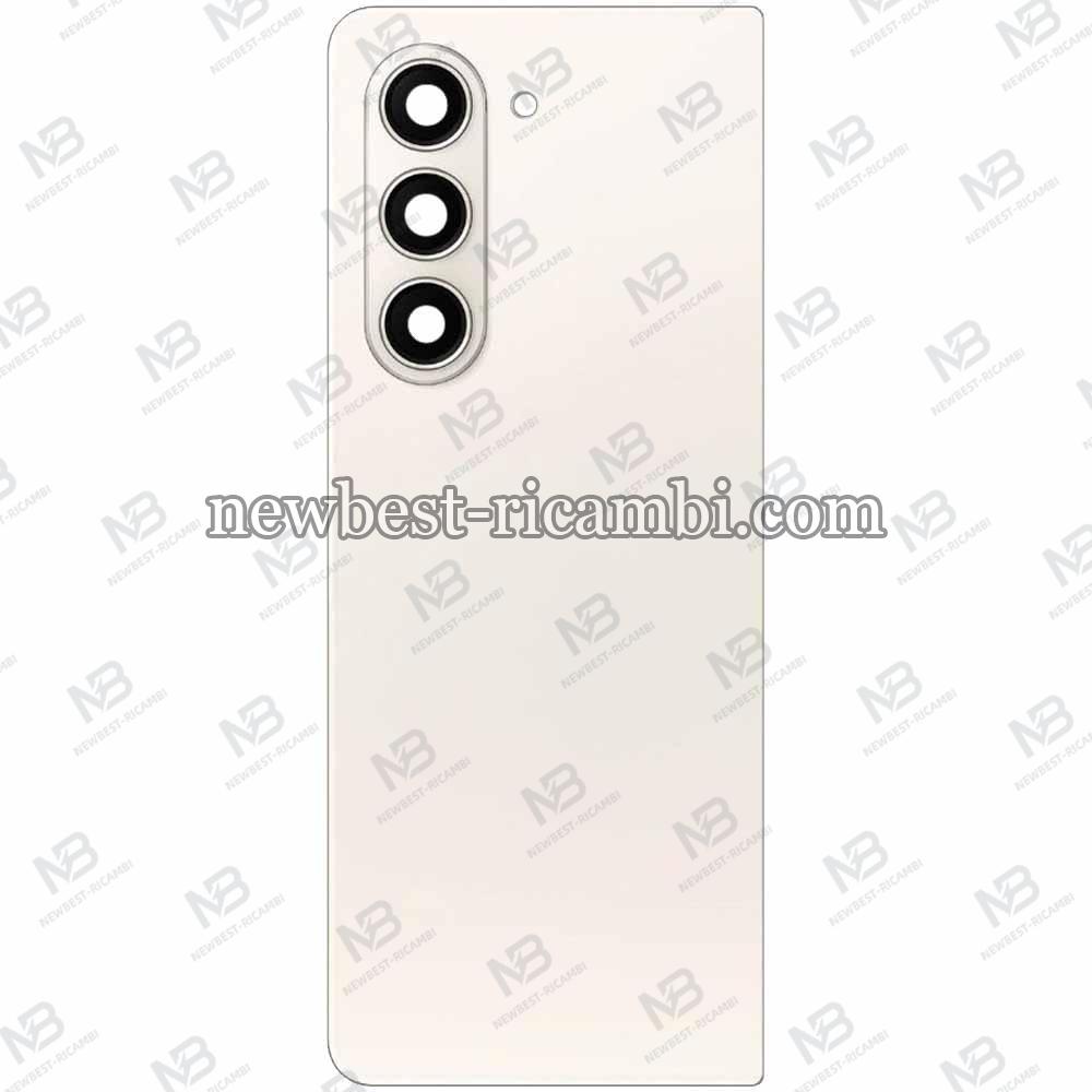 Samsung Galaxy Fold 5G F907 Back Cover + Camera Glass Cream Original