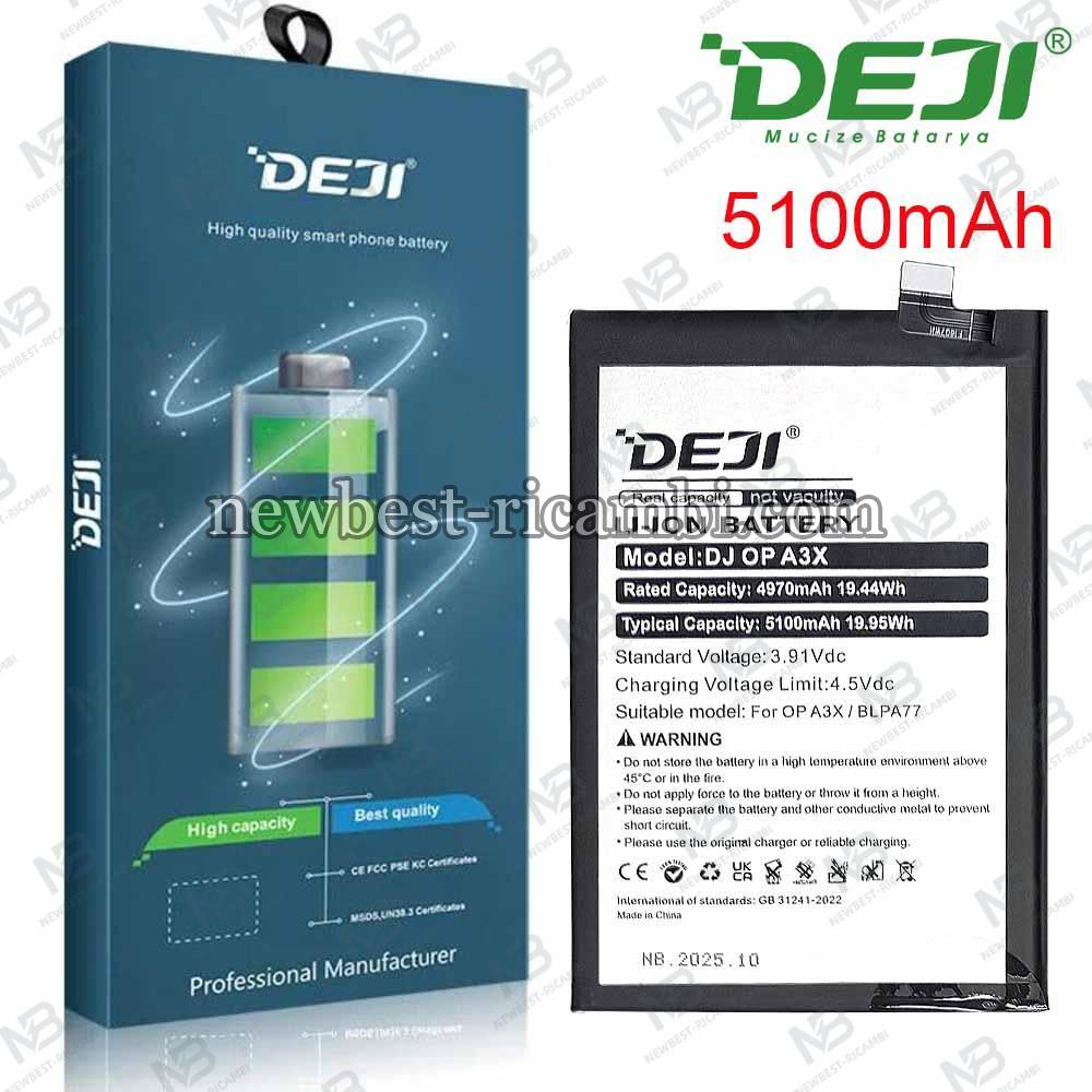 Oppo A3 / A3X / A40 (CPH2669) / A40m BLPA77 5100mAh Deji Battery