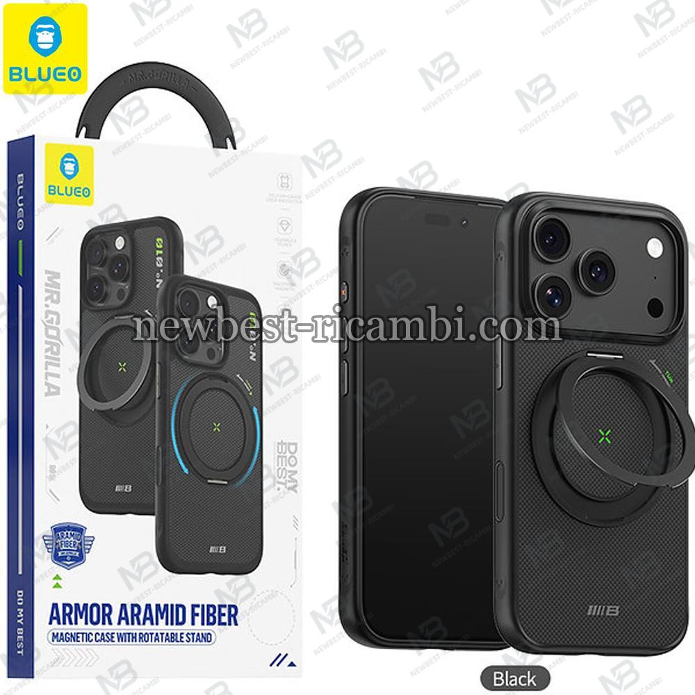 Blueo Armor Aramid Fiber Magnetic Case with 360 Stand BL054 For iPhone 17 Pro