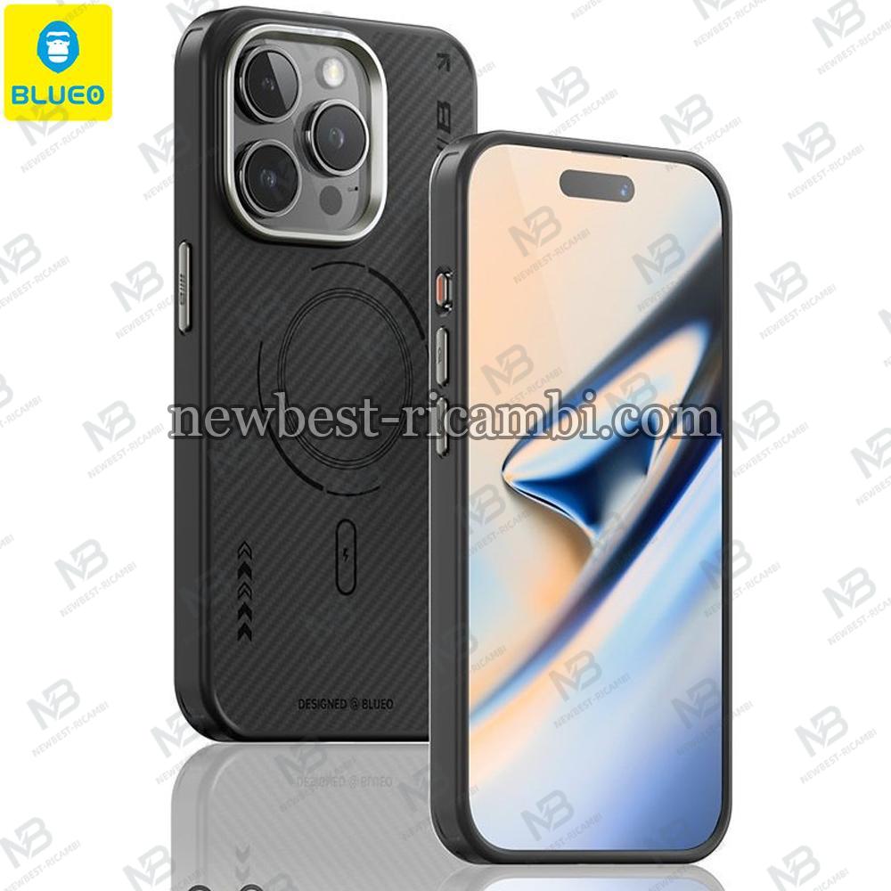 Blueo Armor Aramid Fiber Case 600D BL060 With Magnetic For iPhone 17 Pro Black