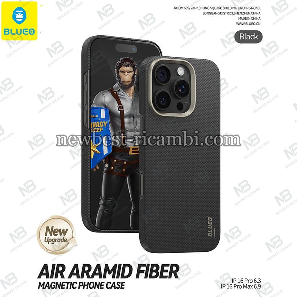 Blueo Aramid Fiber Case 600D Magnetic BL059 For iPhone 17 Black