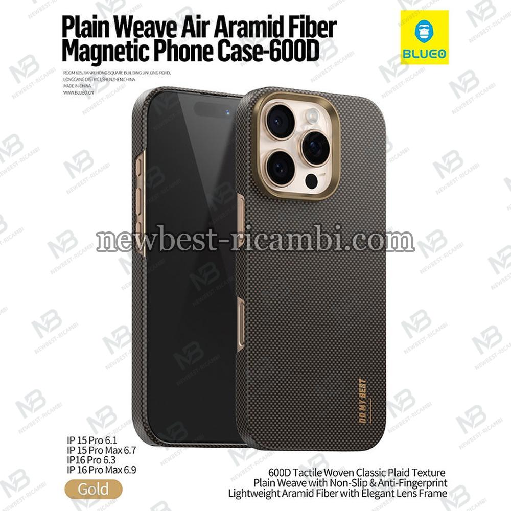 Blueo Aramid Fiber Case 600D Magnetic BL059 For iPhone 17 Air Gold