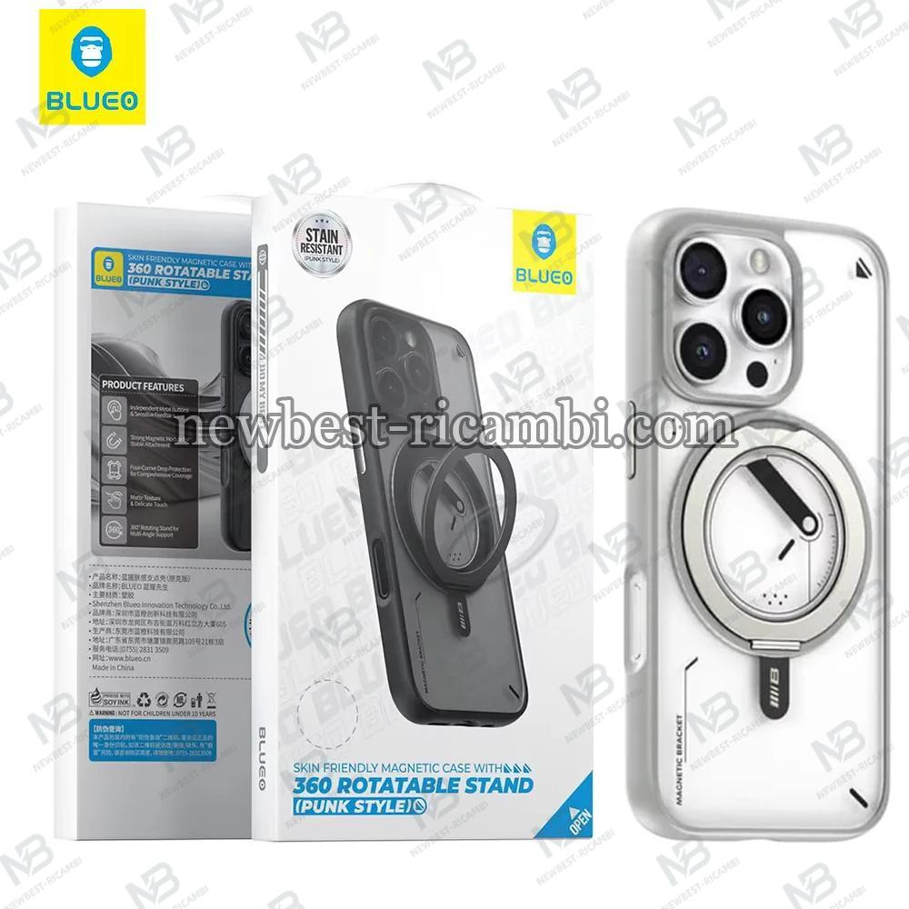 Blueo Skin Friendly Magnetic Case With 360 Rotatable Stand BL037 iPhone 17 Pro Max White In Blister