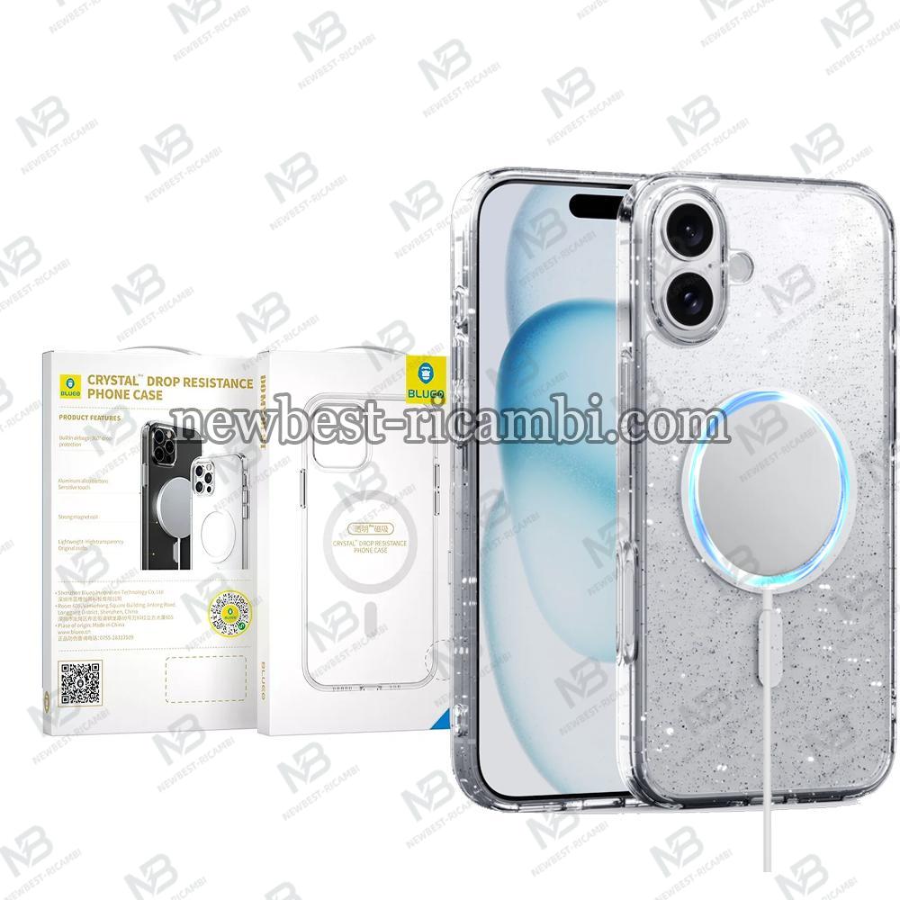 Blueo Crystal Pro Drop Resistance Phone Case B41 With Magsafe iPhone 17 Glitter Transparent In Blister