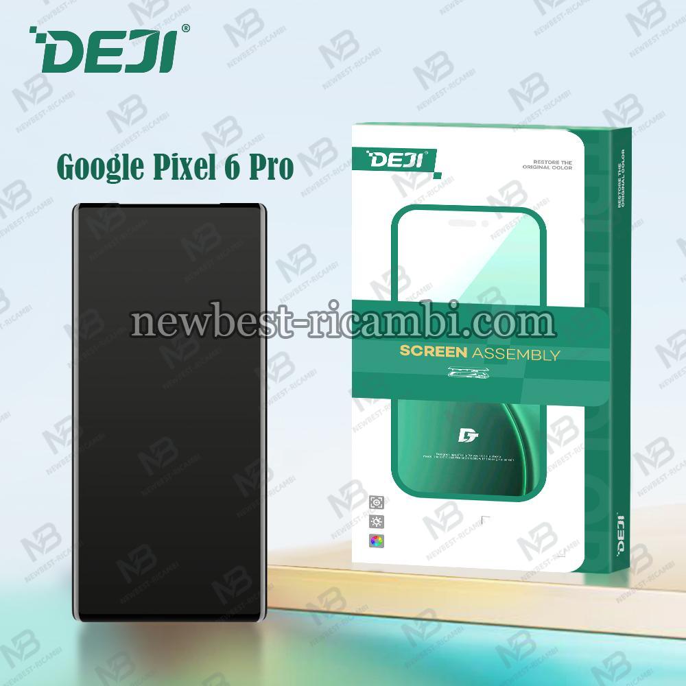 Google Pixel 6 Pro Touch + Lcd + Support Plastic 1:1 Black Deji Oled Soft
