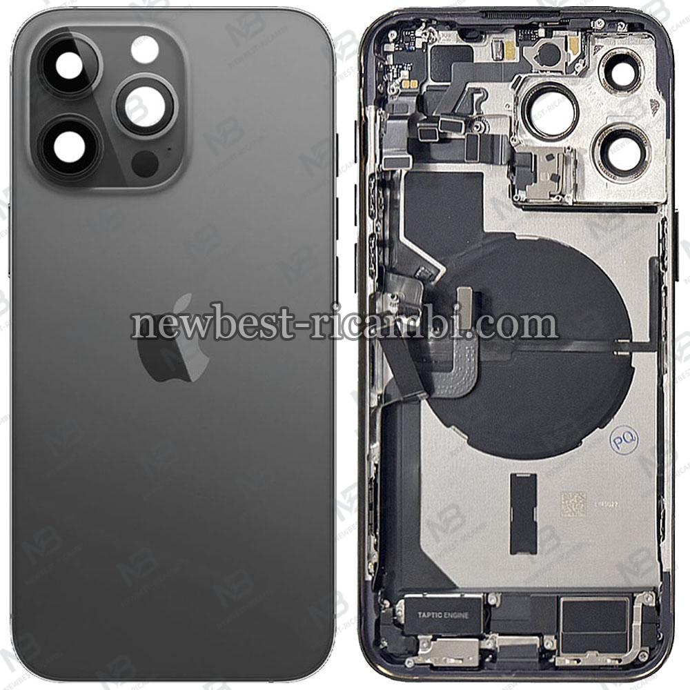 iPhone 14 Pro Back Cover + Frame + Full Flex Black Dissembled Grade A Original