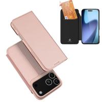 DUX DUCIS Wallet Case SKIN PRO For IPHONE 17 PRO Max Rose In Blister