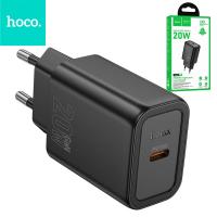 Phone charger Hoco USB C QC PD 20W N60 Black In Blister