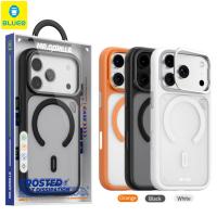 Blueo Frosted Heat Dissipation Anti-Slip Stand Magnetic Case BL057 for iPhone 17 Pro Max Black