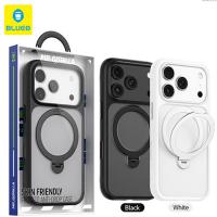 Blueo Skin Friendly Magnetic Case With 360 Rotatable Stand BL037 iPhone 17 Pro White In Blister