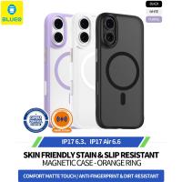 Blueo Skin Friendly Stain & Slip Resistant Magnetic Case BL058 iPhone 17 Black