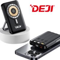 Deji DJ-B275 10000mAh Wireless And Wired Magnetic Power Bank Black In Blister