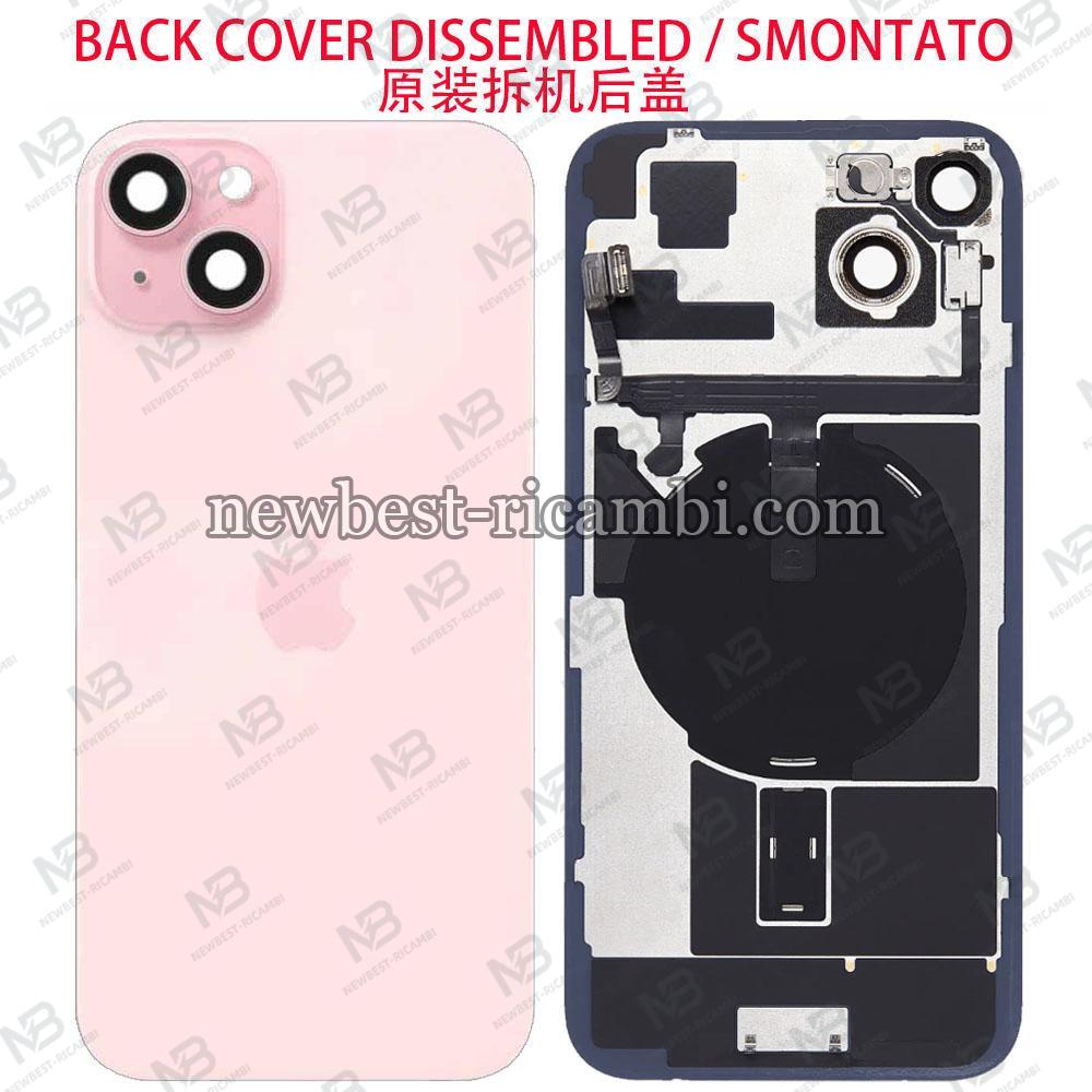 iPhone 15 Plus Back Cover + Camera Glass Pink Disassembled Grade A Original