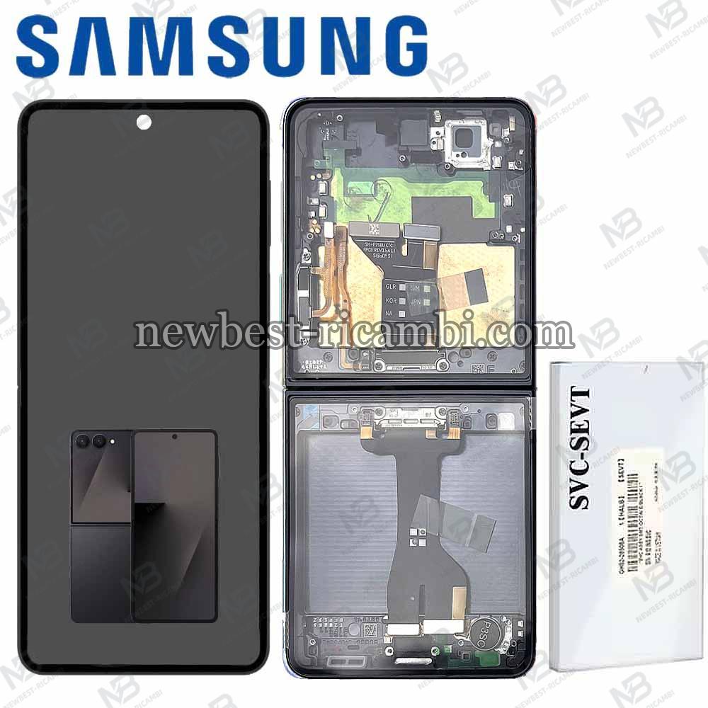 Samsung Galaxy Z Flip 7 F766 Touch + Lcd + Frame Black Service Pack