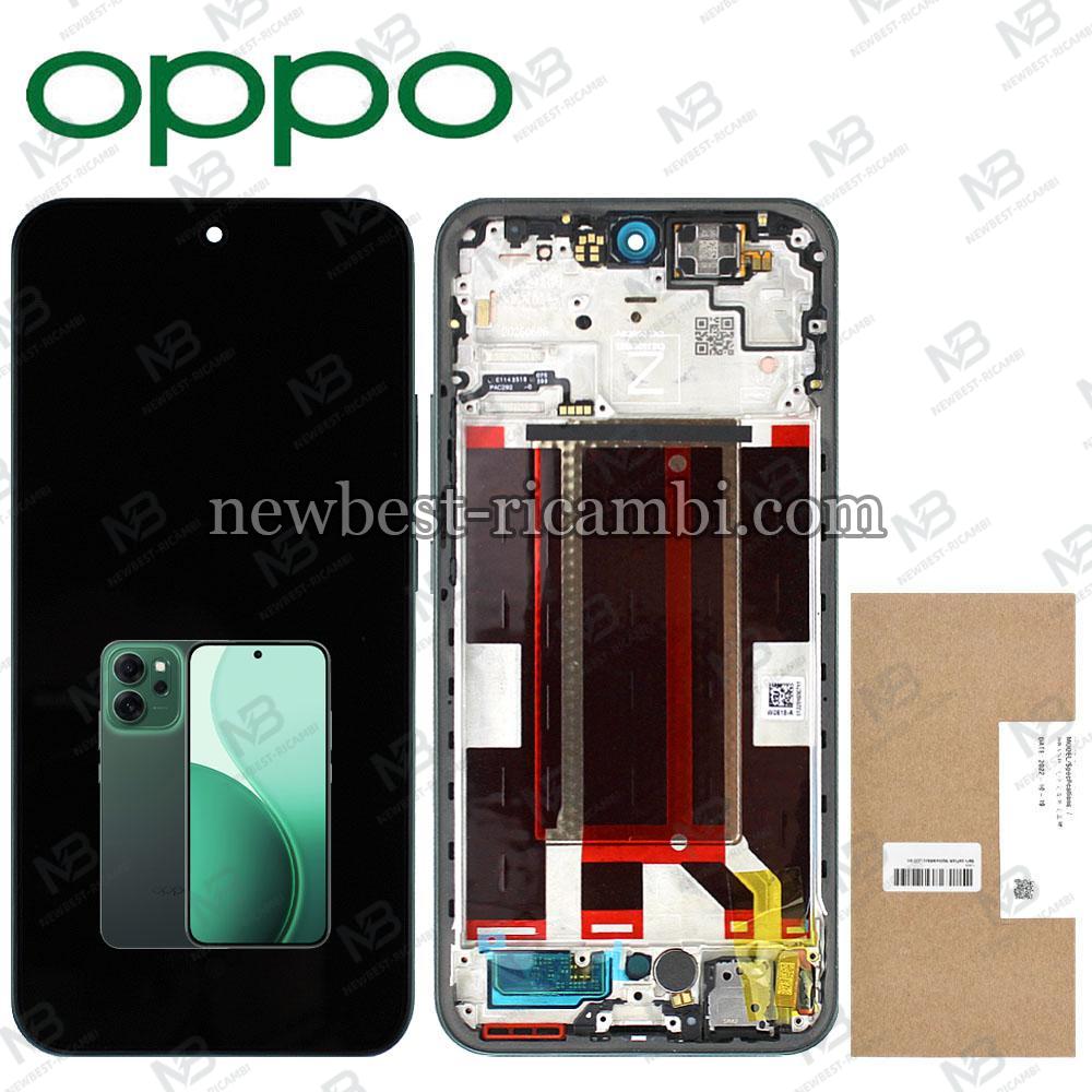 Oppo Reno 14 F 5G / FS 5G Touch + Lcd + Frame Green Service Pack