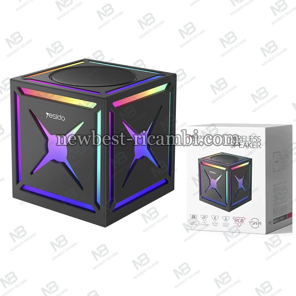 ​Bluetooth Speaker Yesido YSW34 8W RGB Black in Blister
