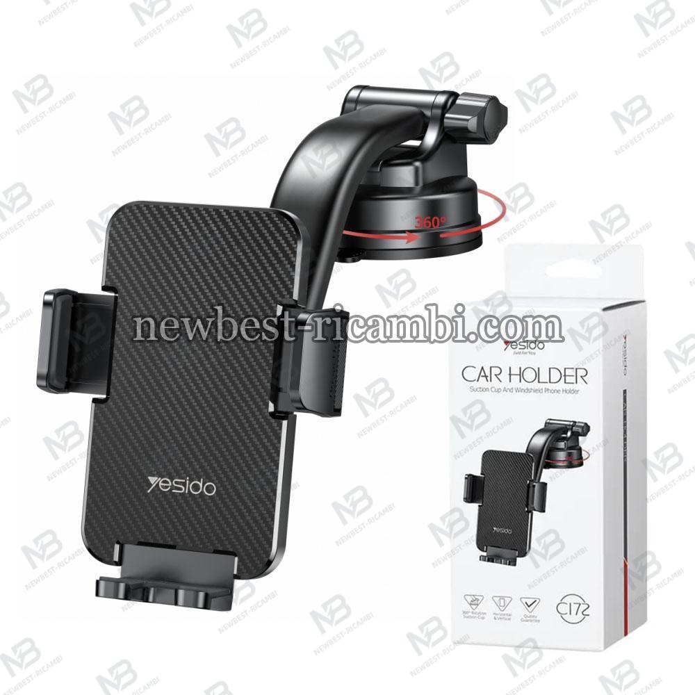 Car Holder Yesido C172 4inch - 7inch Black in Blister