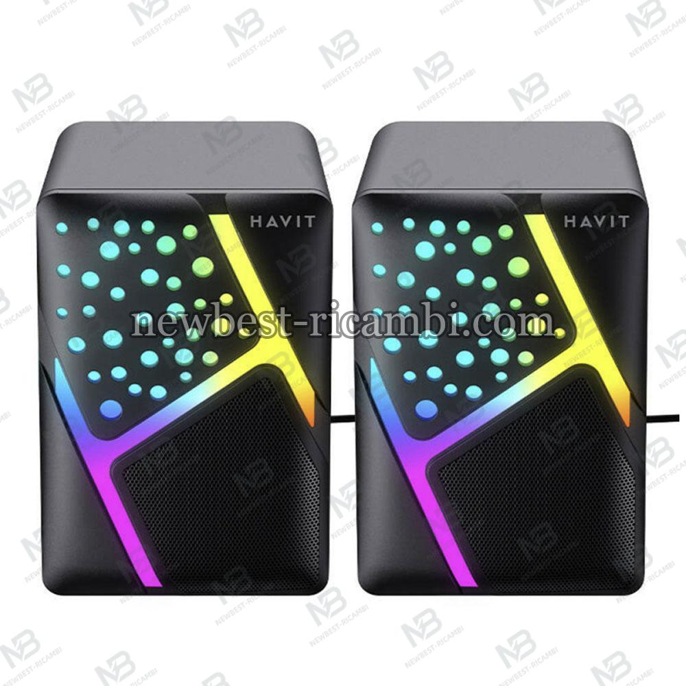 Gaming USB Speaker HAVIT SK763 RGB Black in Blister
