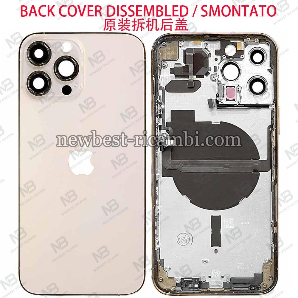 iPhone 13 Pro Max Back Cover + Frame + Flex Gold Dissembled Grade A Original (Refurbished)