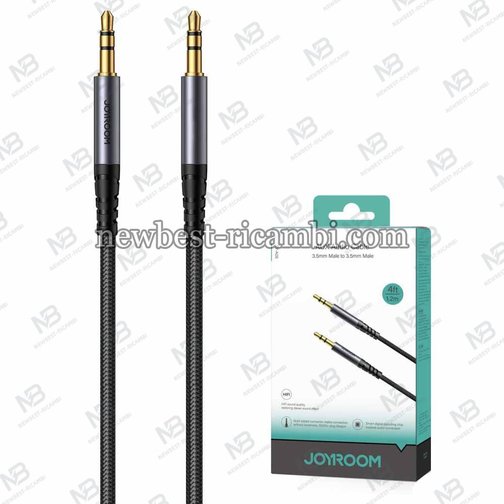 3.5mm to 3.5mm Audio Cable Joyroom 1.2m  Black SY-A08 in Blister