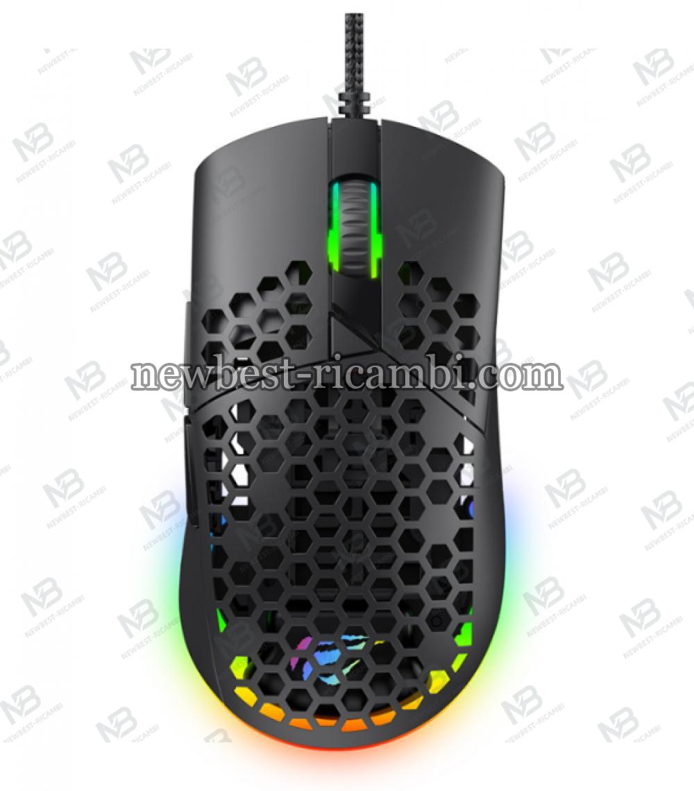 Wired Gaming Mouse HAVIT MS1036 RGB 1200DPI - 7200DPI 1.6m Black in Blister