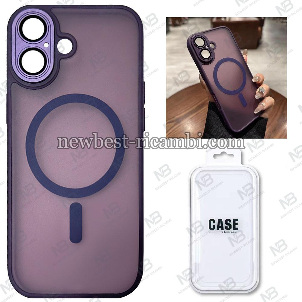 ​TPU Cover with Magnetic Case and Back Camera Protection for iPhone 17 Purple In Blister