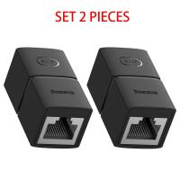 Ethernet Adapter Baseus RJ45 to RJ45 Black B00131100111-00 2pcs Set in Blister