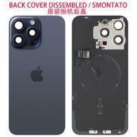 iPhone 15 Pro Back Cover + Wireless Charge Blue Dissembled Grade A Original
