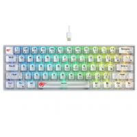 Wired Gaming Keyboard HAVIT KB903L RGB 1.8m Transparent White in Blister