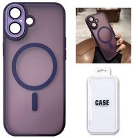 ​TPU Cover with Magnetic Case and Back Camera Protection for iPhone 17 Purple In Blister