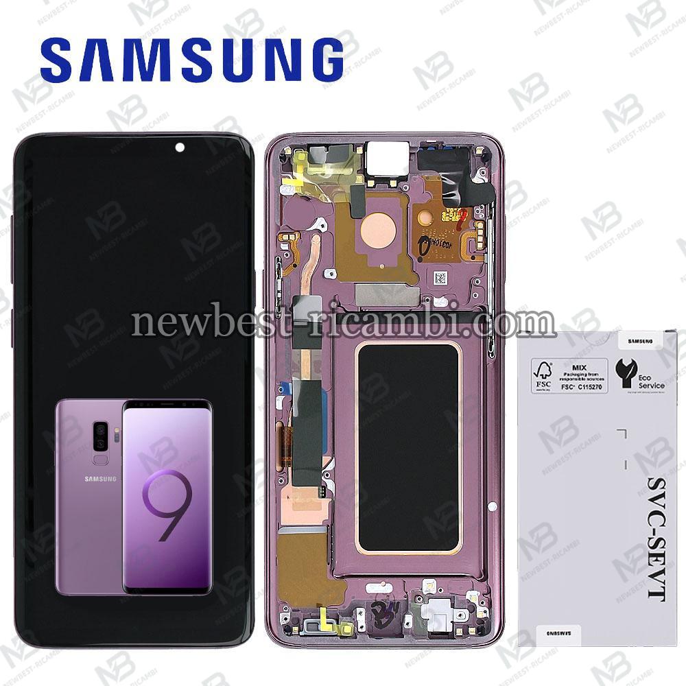Samsung Galaxy S9 Plus G965f Touch + Lcd + Frame Purple Service Pack