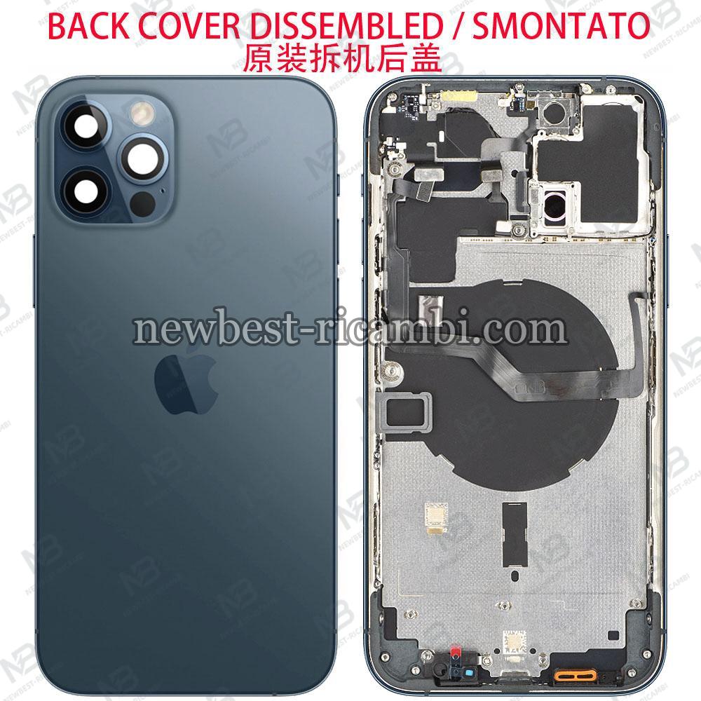 iPhone 12 Pro Max Back Cover + Frame Blue Disassembled Grade A Original