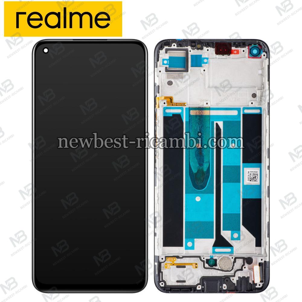 Realme 8 4G RMX3085 Touch + Lcd + Frame Black Service Pack