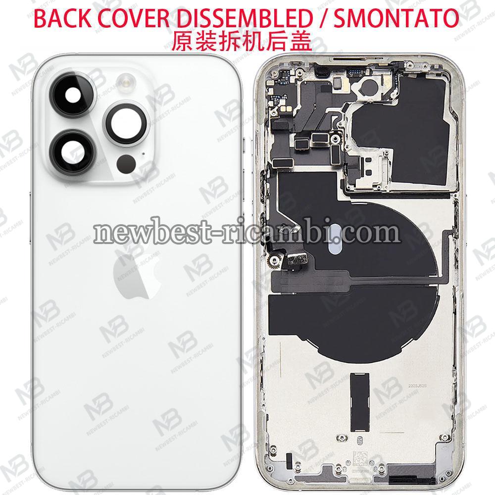 iPhone 14 Pro Back Cover + Frame White / Silver Disassembled Grade A Original