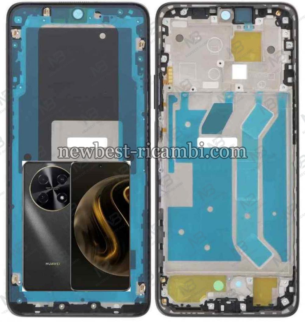 Huawei Nova 12i (CTR-AL20 / CTR-L81) Frame B + Side Key Black