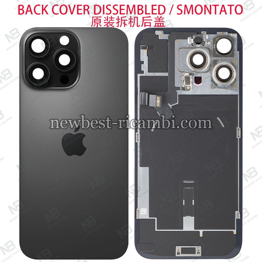 iPhone 16 Pro Max Back Cover + Wireless Charge + Full Flex Black Disassembled Grade A Original