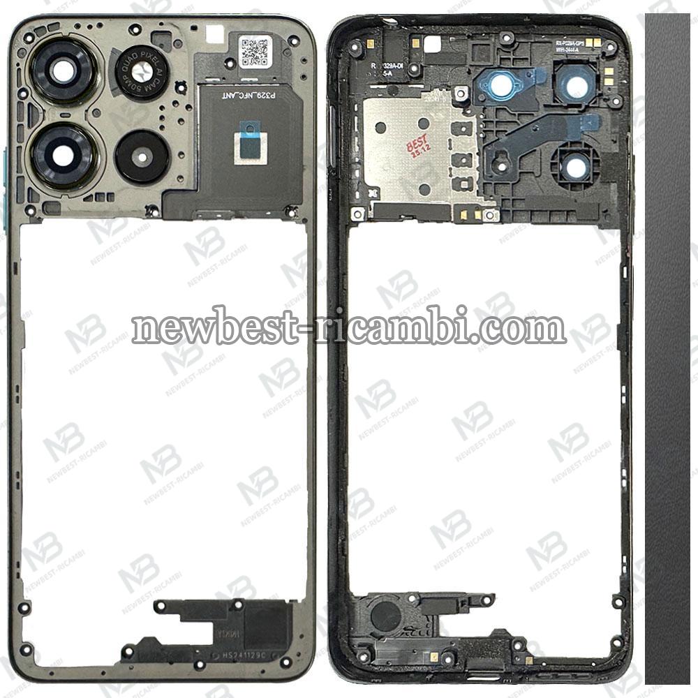 Motorola G15 (XT-2521-2) Frame B + Side Key Gravity Grey
