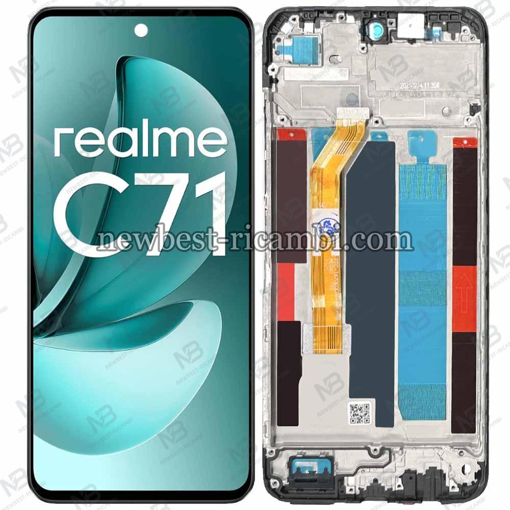 Realme C71 (RMX5303) Touch + Lcd + Frame Black