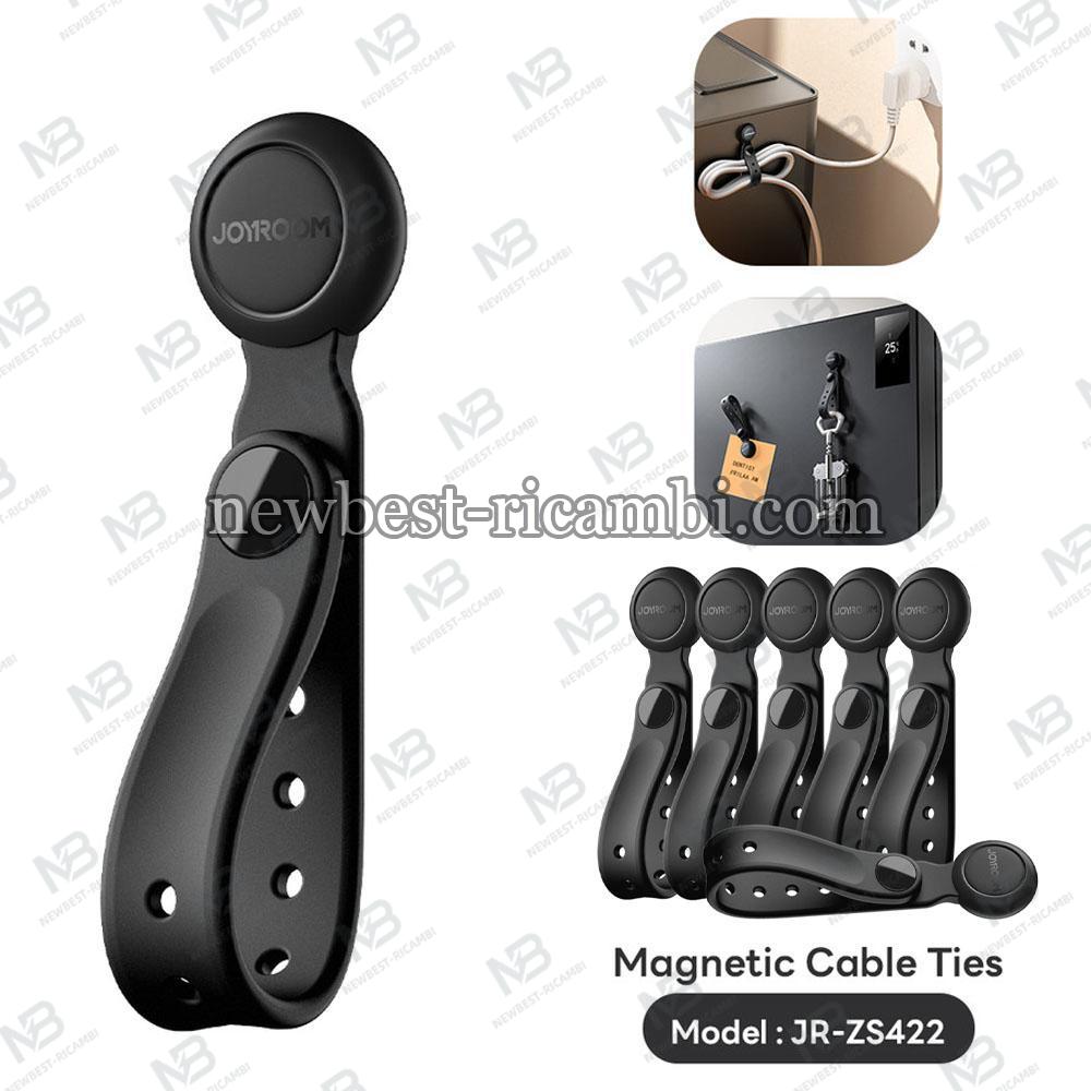 Cable Organizer Joyroom JR-ZS422 Magnetic 6-Pack Black in Blister