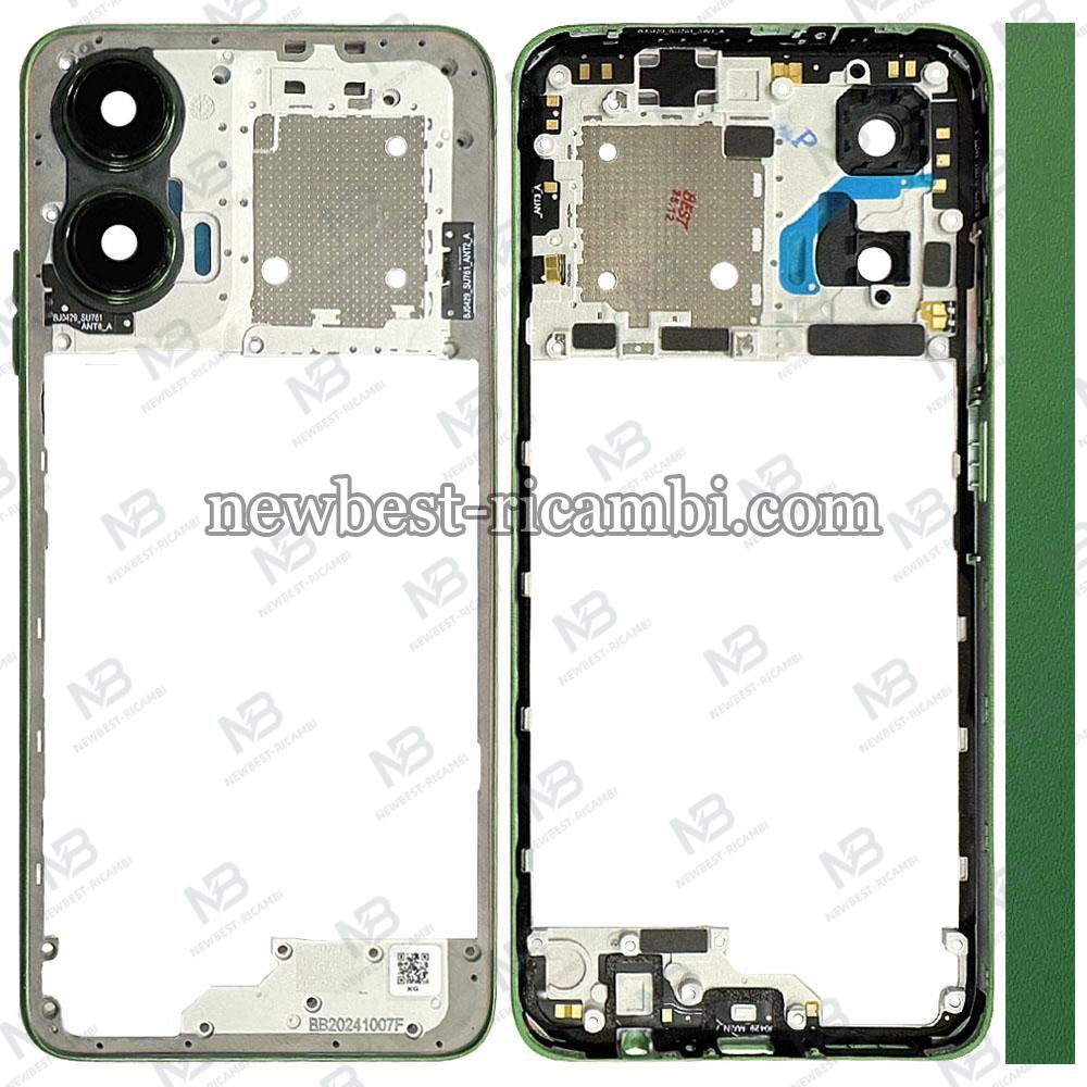 Moto G35 5G Frame B + Camera Glass + Side Key Green