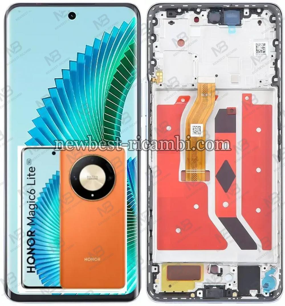 Huawei Honor Magic 6 Lite 5G Touch + Lcd + Frame Orange Original