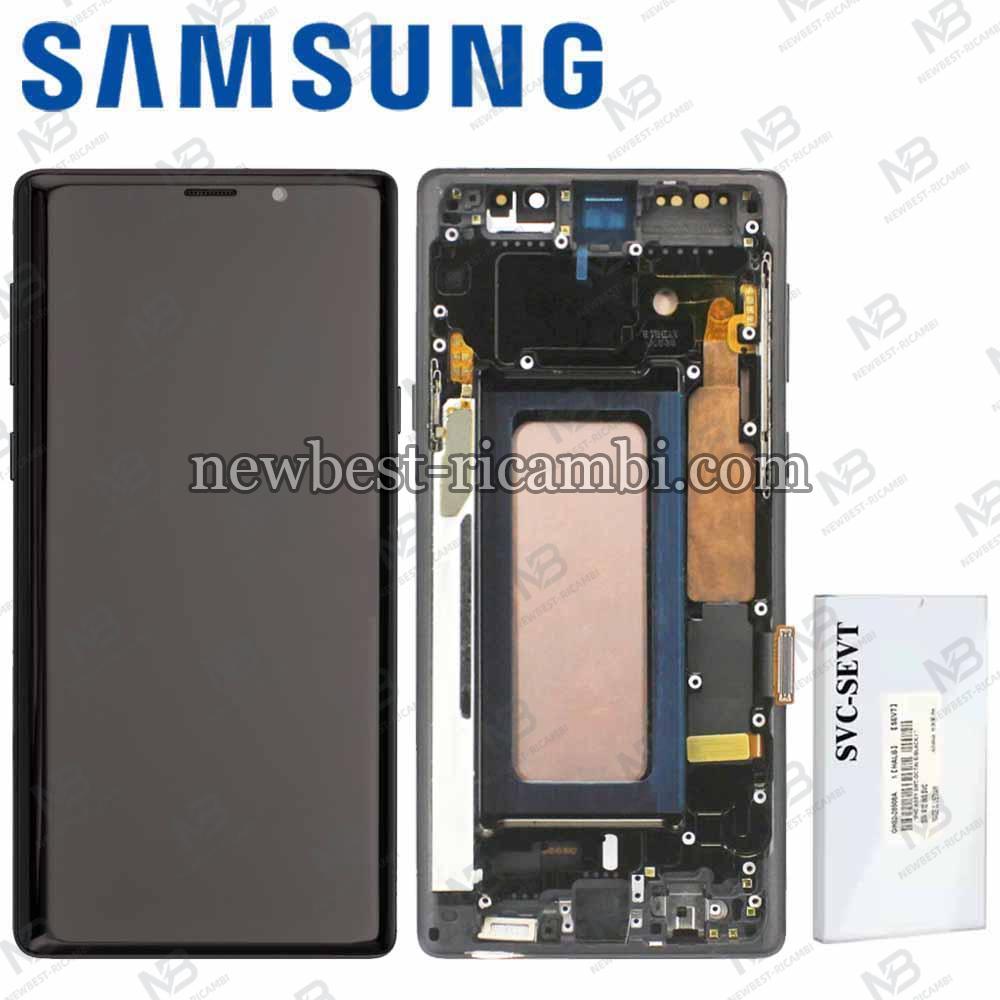 Samsung Galaxy Note 9 N960f Touch + Lcd + Frame Black Assembled Service Pack