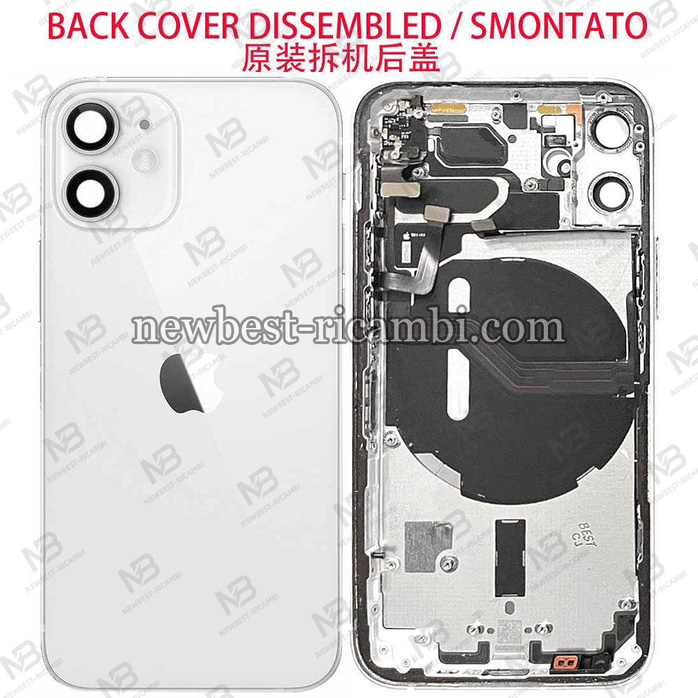 iPhone 12 Mini Back Cover + Frame + Flex White Disassembled Grade A Original