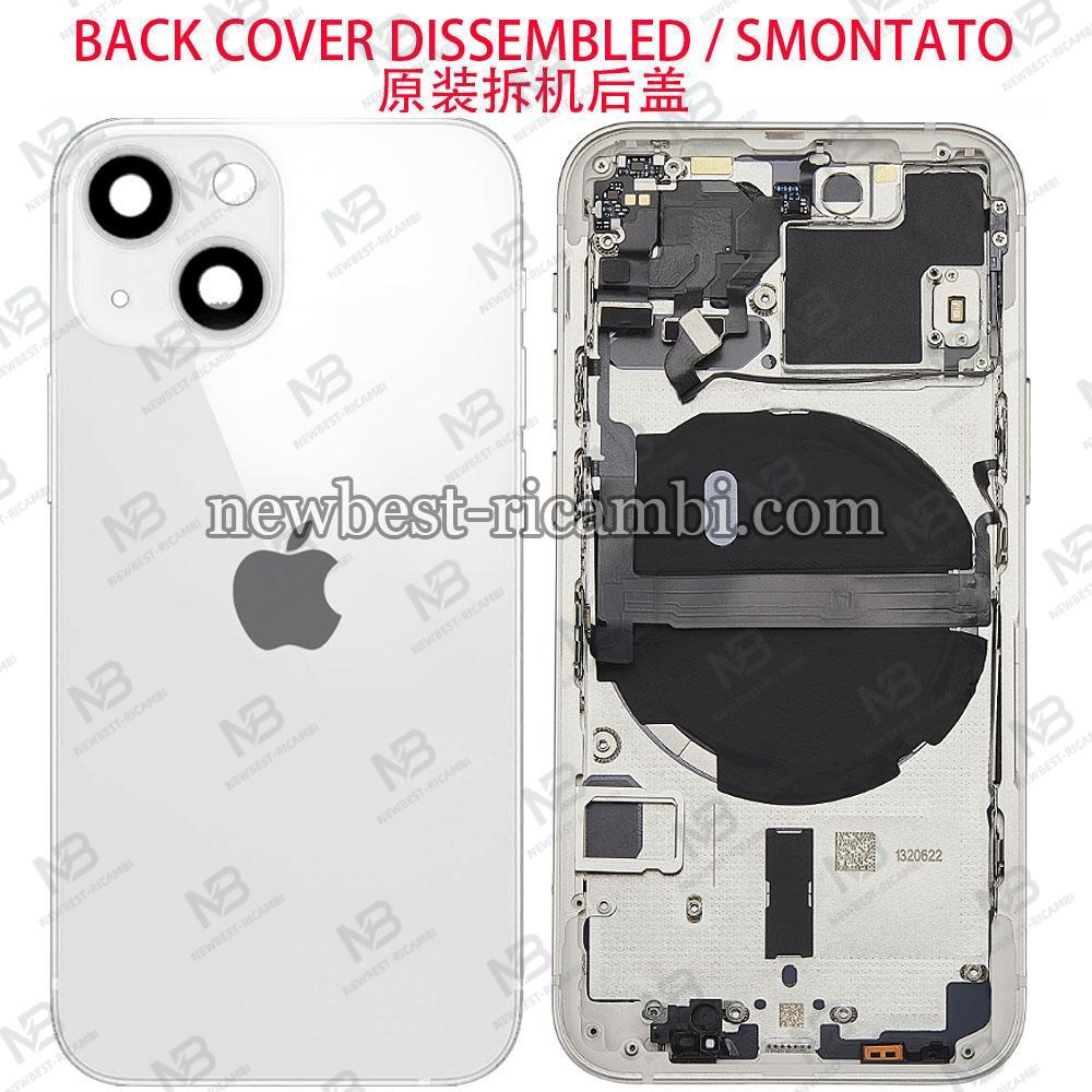 iPhone 13 Mini Back Cover + Frame + Flex White Dissembled Grade A Original
