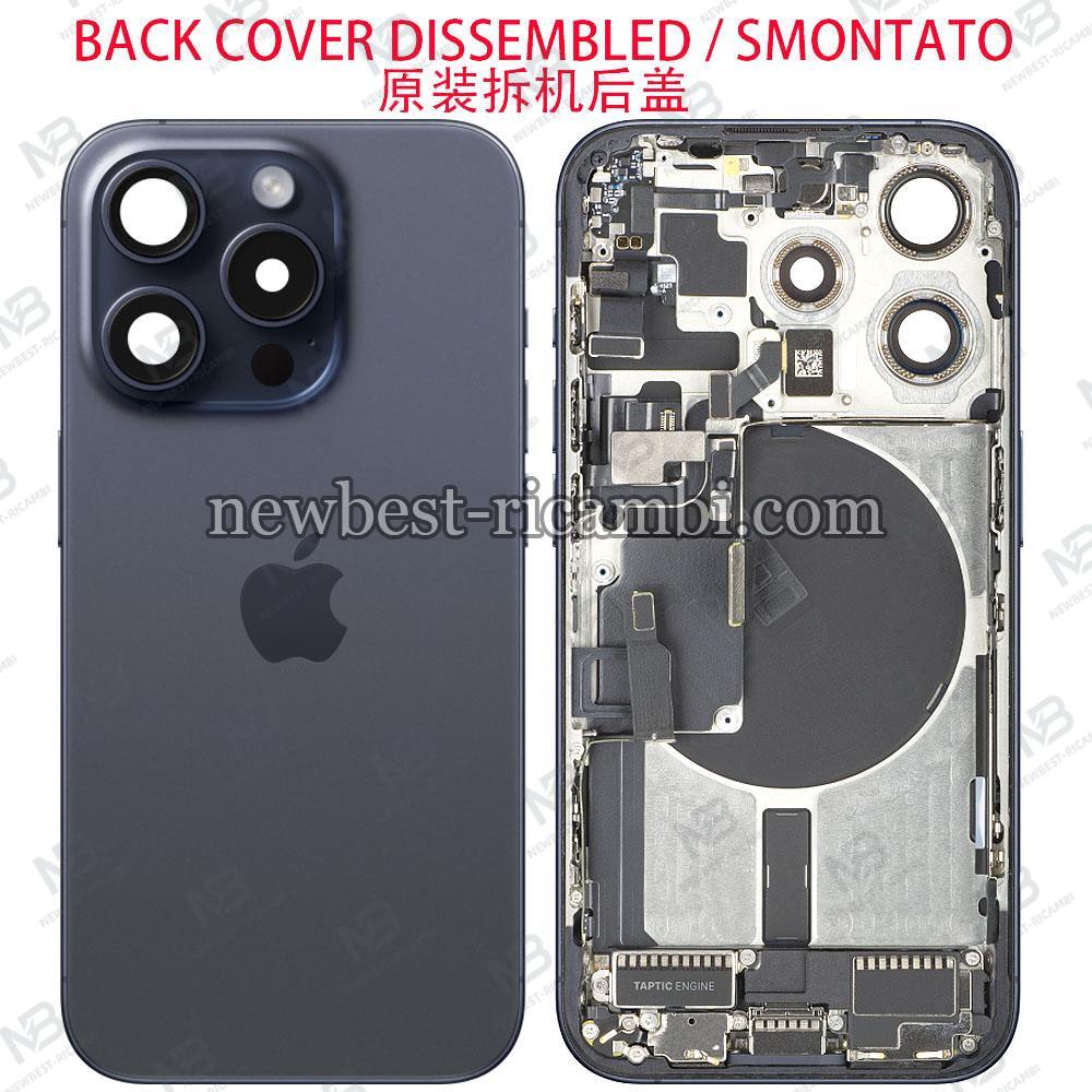 iPhone 15 Pro Back Cover + Frame + Full Flex Blue Dissembled Grade A Original