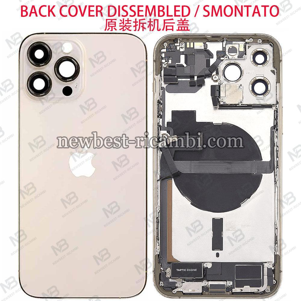 iPhone 13 Pro Max Back Cover + Frame + Full Flex Gold Dissembled Grade A Original
