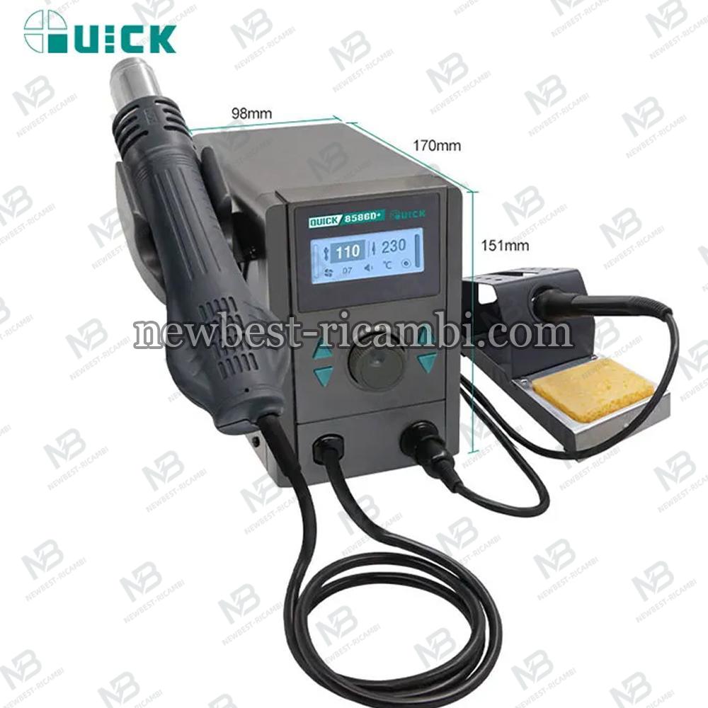 QUICK 8586D+ Station 2in1 Hot Air/Microsoldering