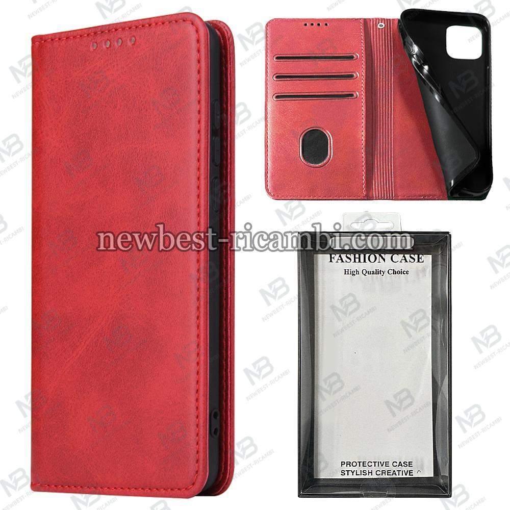 iPhone 17 Pro Book Case Eco Leather Red In Blister